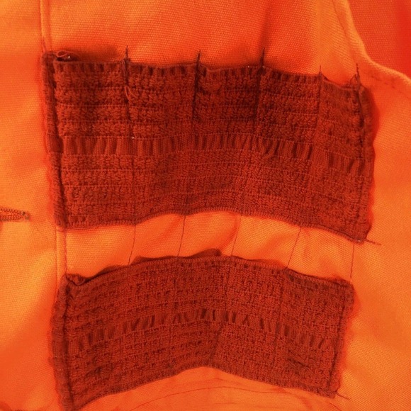 UTICA DUXBAK Mens XL Sportsman's SHOOTING SHELL POCKETS VEST Orange - Picture 6 of 6